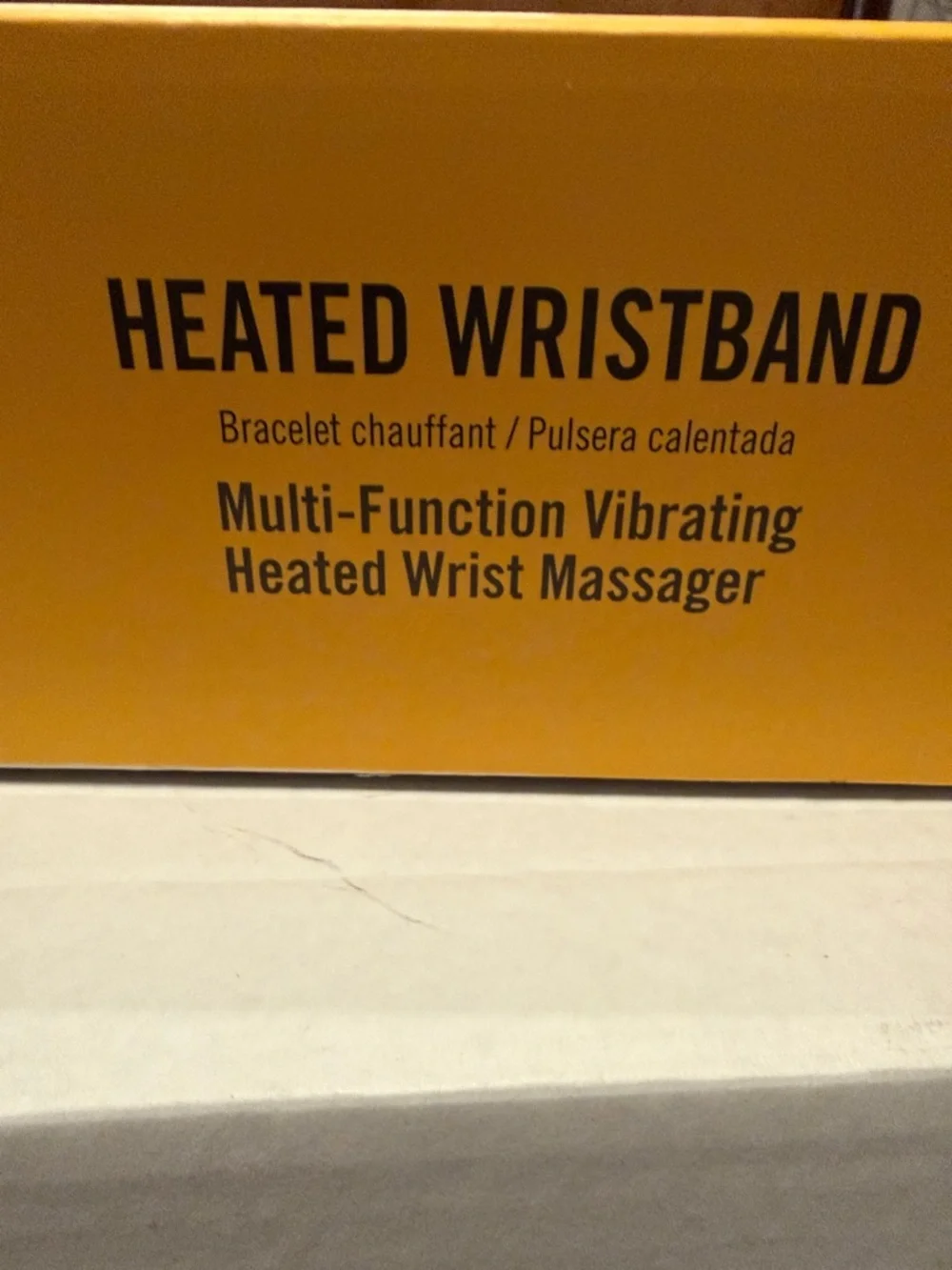 Everlast Black Heated Wristband with Vibration